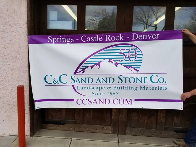 C and C Sand and Stone Co banner