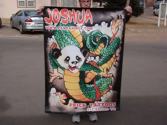 Full-color panda artwork banner