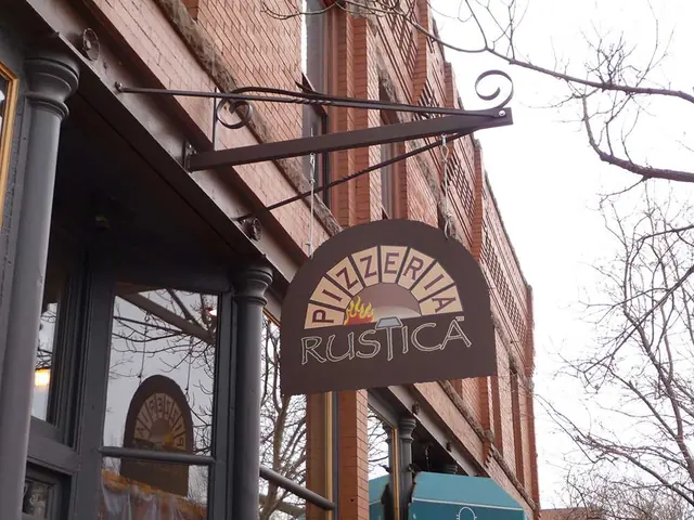 Rustica hanging blade sign