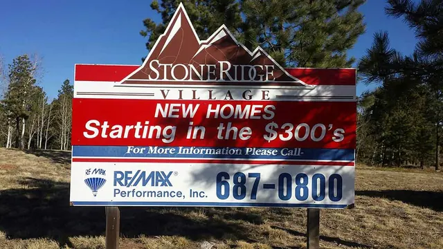 New homes community sign