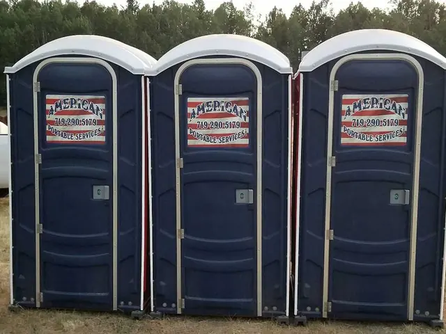 Portable restroom decals
