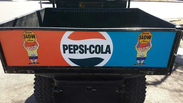 Pepsi-Cola utility cart graphics