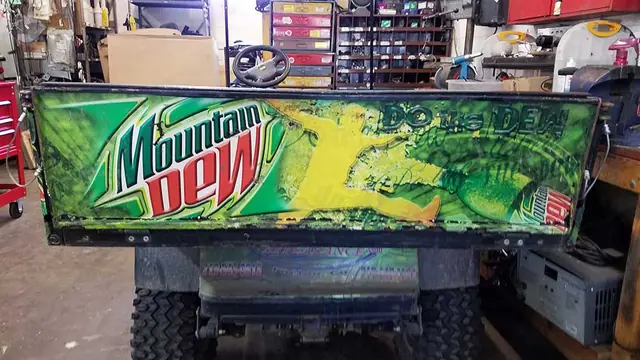 Mountain Dew graphic panel