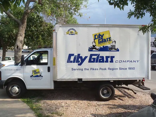 City Glass box truck graphics